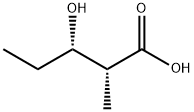 Pentanoic acid, 3-hydroxy-2-methyl-, (2R,3S)- Structure