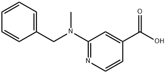 2-[Benzyl(methyl)amino]isonicotinic acid Structure