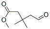 methyl 3,3-dimethyl-5-oxovalerate Structure