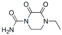 1-Piperazinecarboxamide,4-ethyl-2,3-dioxo-(9CI) Structure