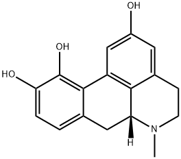 R(-)-2 10 11-TRIHYDROXYAPORPHINE Structure