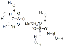 DIAMMONIUM MANGANESE(II) SULFATE HEXAHYDRATE Structure