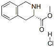 (S)-1,2,3,4-TETRAHYDROISOQUINOLINE-3-CARBOXYLIC ACID METHYL ESTER HYDROCHLORIDE Structure