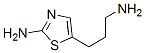 5-Thiazolepropanamine,  2-amino- Structure