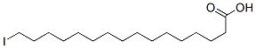 16-iodohexadecanoic acid Structure