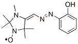 [4-[[(2-Hydroxyphenyl)azo]methylene]-2,2,3,5,5-pentamethylimidazolidin-1-yloxy]radical Structure