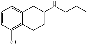 rac-5,6,7,8-Tetrahydro-6-(propylamino)-1-naphthalenol Structure