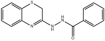 Benzoic acid, 2-(2H-1,4-benzothiazin-3-yl)hydrazide Structure