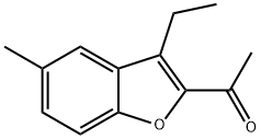 Ethanone, 1-(3-ethyl-5-methyl-2-benzofuranyl)- (9CI) Structure