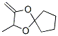 1,4-Dioxaspiro[4.4]nonane,  2-methyl-3-methylene- Structure