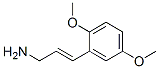 2-Propen-1-amine,3-(2,5-dimethoxyphenyl)-,(E)-(9CI) Structure