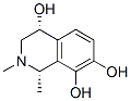 4,7,8-Isoquinolinetriol, 1,2,3,4-tetrahydro-1,2-dimethyl-, (1S-cis)- (9CI) Structure