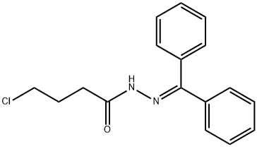 Butanoic acid, 4-chloro-, 2-(diphenylMethylene)hydrazide Structure