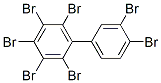 2,3,3',4,4'5,6-heptabromobiphenyl Structure