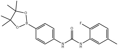 N-(2-氟-5-甲基苯基)-N'-[4-(4,4,5,5-四甲基-1,3,2-二氧杂硼烷-2-基)苯基]脲