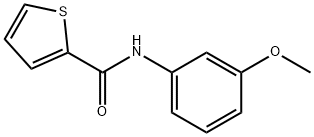 2-Thiophenecarboxamide,N-(3-methoxyphenyl)- Structure