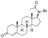 17 beta-bromoacetylamino-4-androsten-3-one Structure
