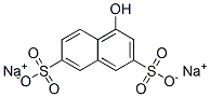 1-Naphthol-3,6-disulfonic acid, sodium salt Structure
