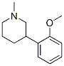 Piperidine, 3-(o-methoxyphenyl)-1-methyl- (8CI) Structure