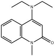 Carbostyril, 4-(diethylamino)-1-methyl- (8CI) Structure