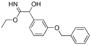 Benzeneethanimidic  acid,  -alpha--hydroxy-3-(phenylmethoxy)-,  ethyl  ester  (9CI) Structure