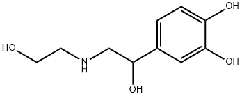 1,2-Benzenediol, 4-[1-hydroxy-2-[(2-hydroxyethyl)amino]ethyl]- (9CI) Structure