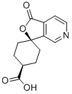 cis-1'-Oxo-spiro[cyclohexane-1,3'(1'H)-furo[3,4-c]pyridine]-4-carboxylic acid Structure