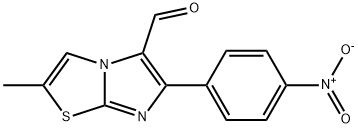 2-METHYL-6-(4-NITROPHENYL)IMIDAZO[2,1-B]THIAZOLE-5-CARBOXALDEHYDE Structure