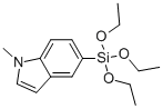 5-(TRIETHOXYSILYL)-1-METHYLINDOLE Structure