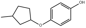 Phenol, 4-[(3-methylcyclopentyl)oxy]- (9CI) Structure