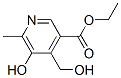 3-Pyridinecarboxylicacid,5-hydroxy-4-(hydroxymethyl)-6-methyl-,ethylester(9CI) Structure