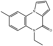 Pyrrolo[1,2-a]quinoxalin-4(5H)-one, 5-ethyl-8-methyl- (9CI) Structure