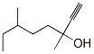 1-Octyn-3-ol, 3,6-dimethyl- Structure