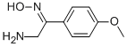 2-AMINO-1-(4-METHOXY-PHENYL)-ETHANONE OXIME Structure