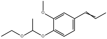 2-(1-ethoxyethoxy)-5-(1-propenyl)anisole Structure