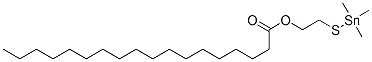2-[(trimethylstannyl)thio]ethyl stearate Structure