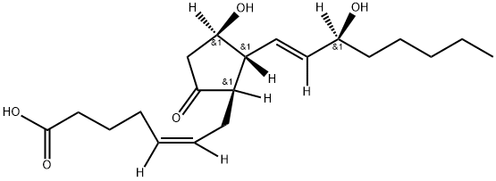 PGE2, [5,6,8,11,12,14,15-3H] Structure