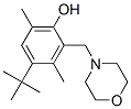 4-tert-butyl-2-(morpholinomethyl)-3,6-xylenol Structure