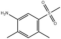 2,4-DIMETHYL-5-(METHYLSULFONYL)ANILINE Structure