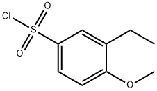 Benzenesulfonyl chloride, 3-ethyl-4-Methoxy- Structure