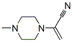 1-Piperazineacetonitrile,  4-methyl--alpha--methylene- Structure