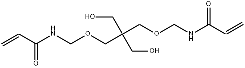 N,N'-[[2,2-bis(hydroxymethyl)-1,3-propanediyl]bis(oxymethylene)]bis(acrylamide) Structure