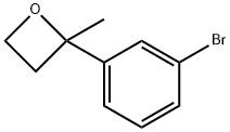2-(3-BROMO-PHENYL)-2-METHYL-OXETANE Structure