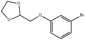 2-(3-BROMO-PHENOXYMETHYL)-[1,3]DIOXOLANE Structure