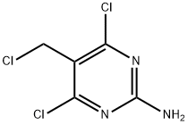 4,6-Dichloro-5-(chloromethyl)pyrimidin-2-amine Structure
