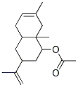1,2,3,4,4a,5,8,8a-octahydro-7,8a-dimethyl-3-(1-methylvinyl)-1-naphthyl acetate Structure