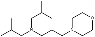 N,N-bis(2-methylpropyl)-4-morpholinepropylamine Structure
