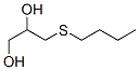 3-(butylthio)propane-1,2-diol Structure