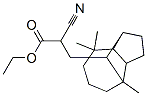 ethyl alpha-cyanodecahydro-4,8,8-trimethyl-1,4-methanoazulene-9-propionate Structure
