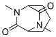 6,8-Diazabicyclo[3.2.2]nonane-7,9-dione,6,8-dimethyl-(9CI) Structure